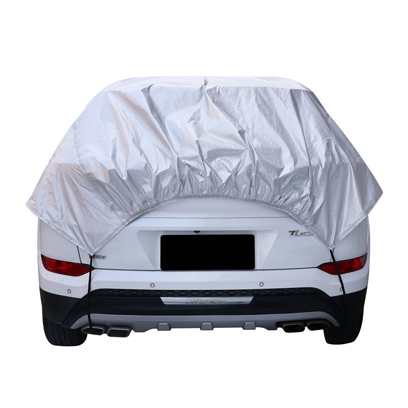 Die halbe Autoabdeckung aus Polyester-Taft schützt Ihre Windschutzscheibe und Ihr Dach